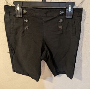 Soho Black High Waist Women Shorts